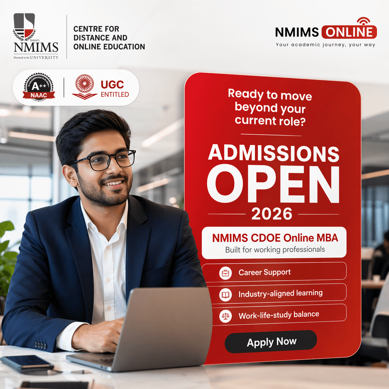 Admissions open ad creative